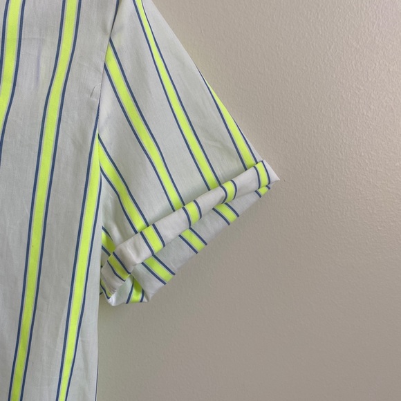 THE SHIRT by Rochelle Behrens Striped Button-Down Blouse - Picture 5 of 15